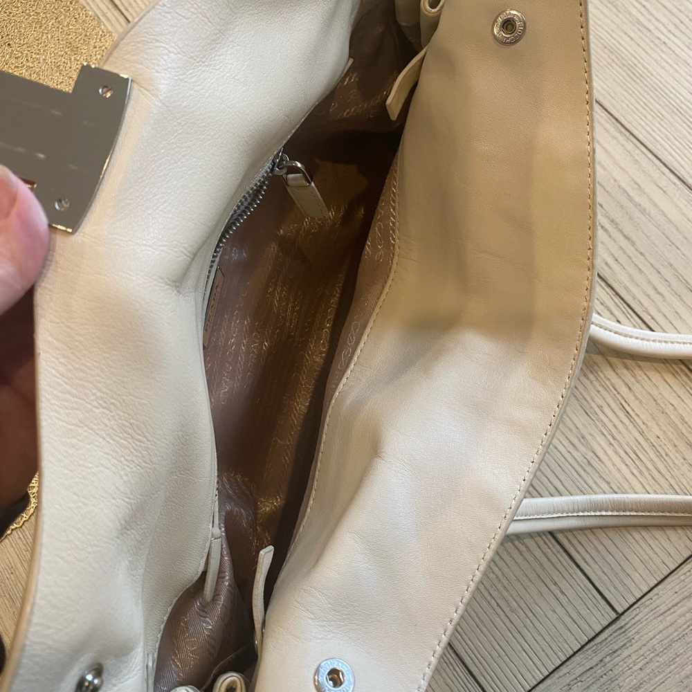 Prada Cream Leather Satchel - Picture 3 of 8